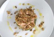 crumble parmesan saumon